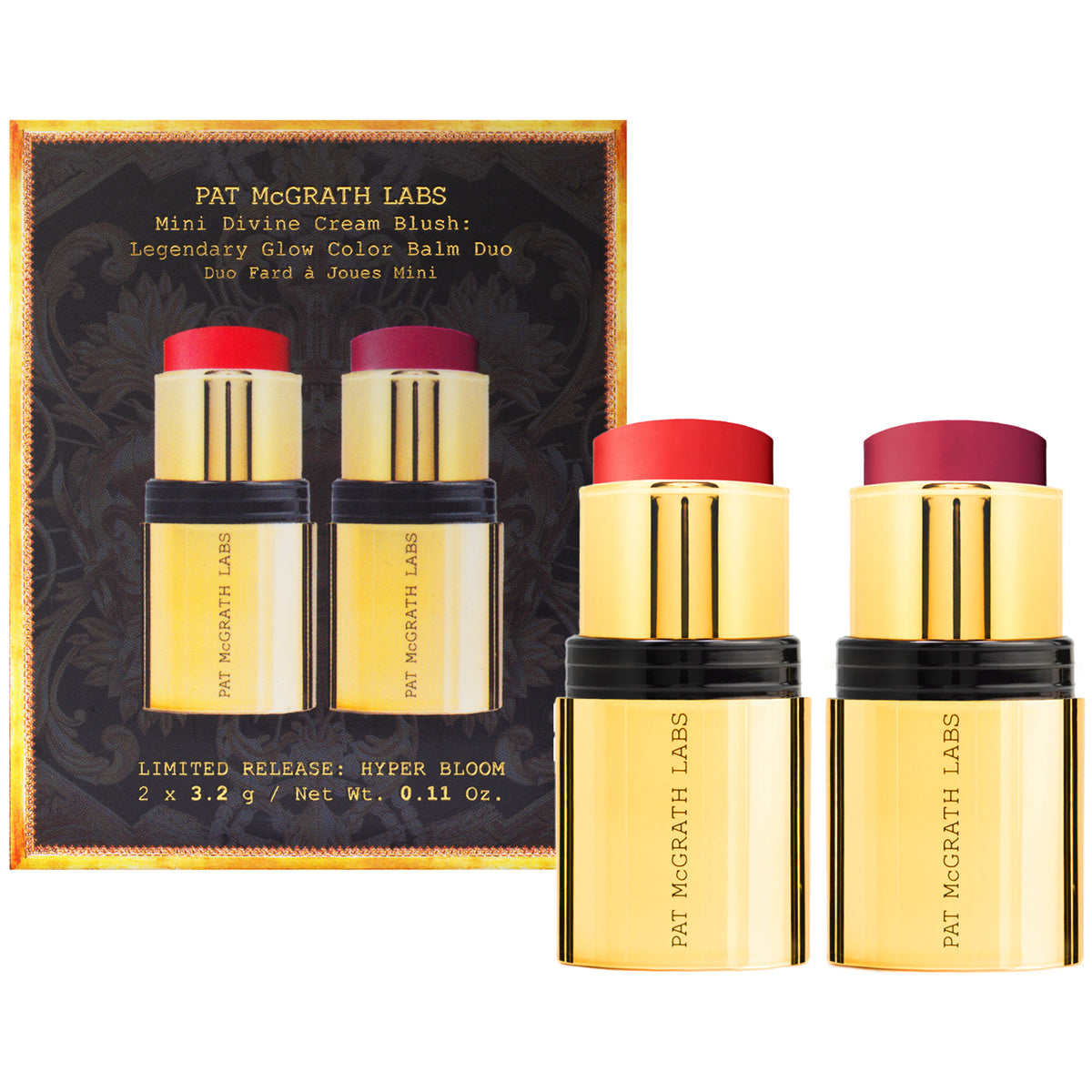 mini-divine-cream-blush-legendary-glow-color-balm-duo-09-09-PMG_HOL25_PDP_MiniDivineCremeBlush_HyperBloom_Pack Mini Divine Cream Blush: Legendary Glow Color Balm Duo
